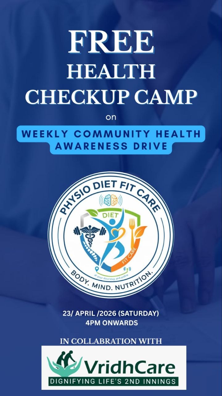 Poster: Free Health Checkup Camp, 23 April 2026